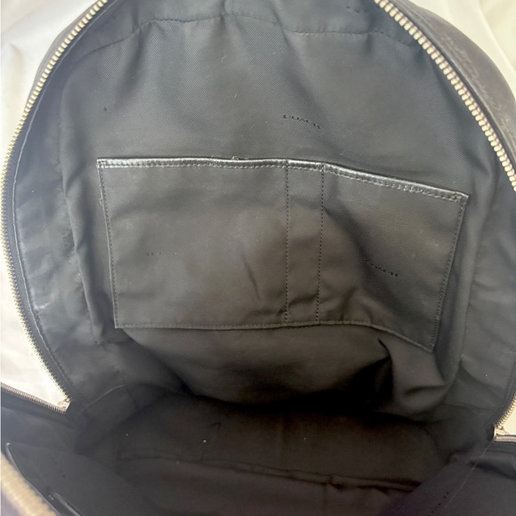 Coach Embossed Black Backpack - Picture 11 of 11